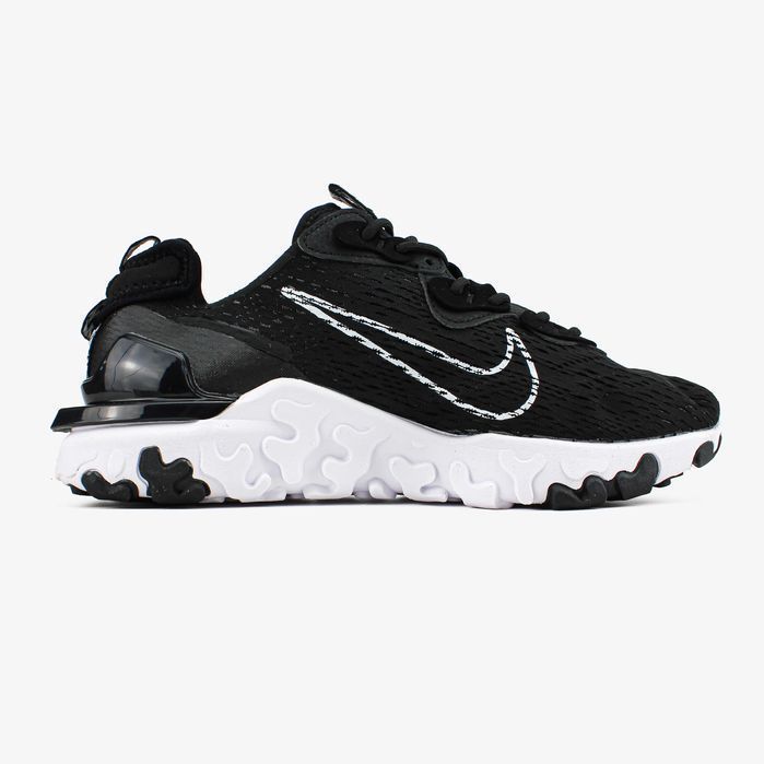 Кросівки Nike React Vision Black/White Premium | Кроссовки Найк чоловічі