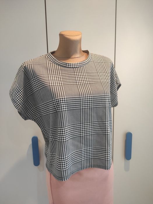 Bluzka w pepitkę Femme Luxe