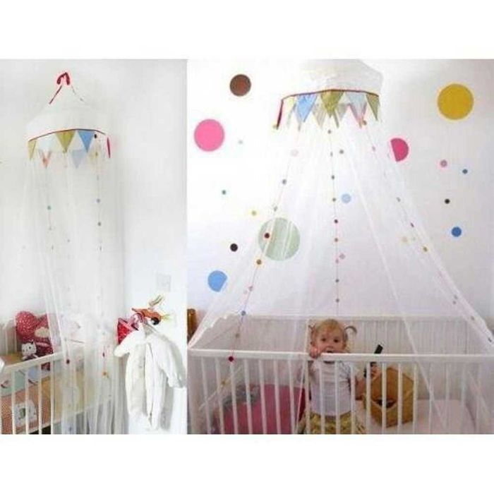 IKEA baldachim moskitiera na łóżeczko