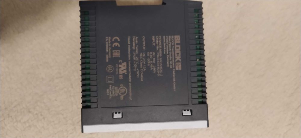 Zasilacz na szynę DIN Block PM-0124 24V DC 2A 48W