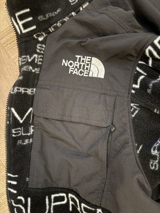 Supreme x The North Face steep tech fleece jacket