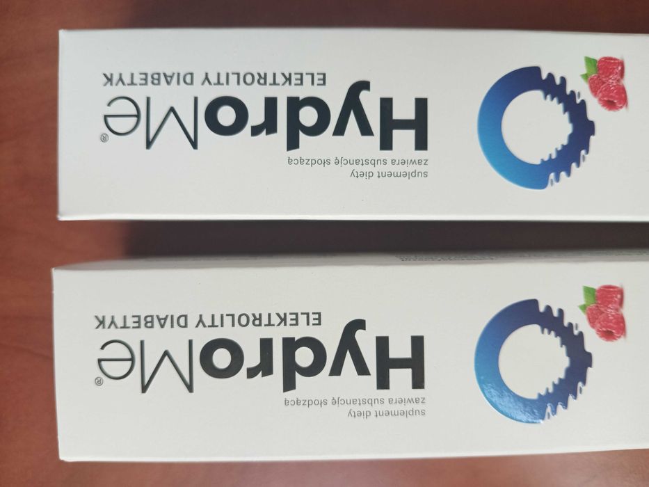 Elektrolity dla diabetyków o smaku malinowym HydroMe 24 tabl musujące