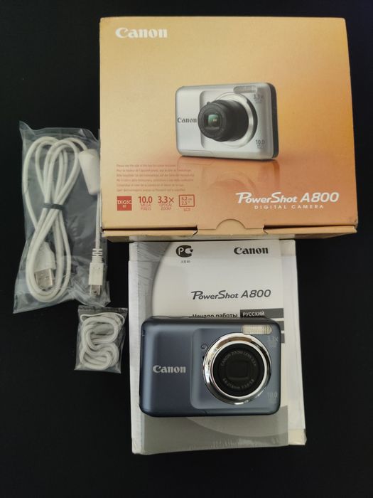 Canon PowerShot A 800 Blue Вінтажна Мильниця фотоапарат фотокамера