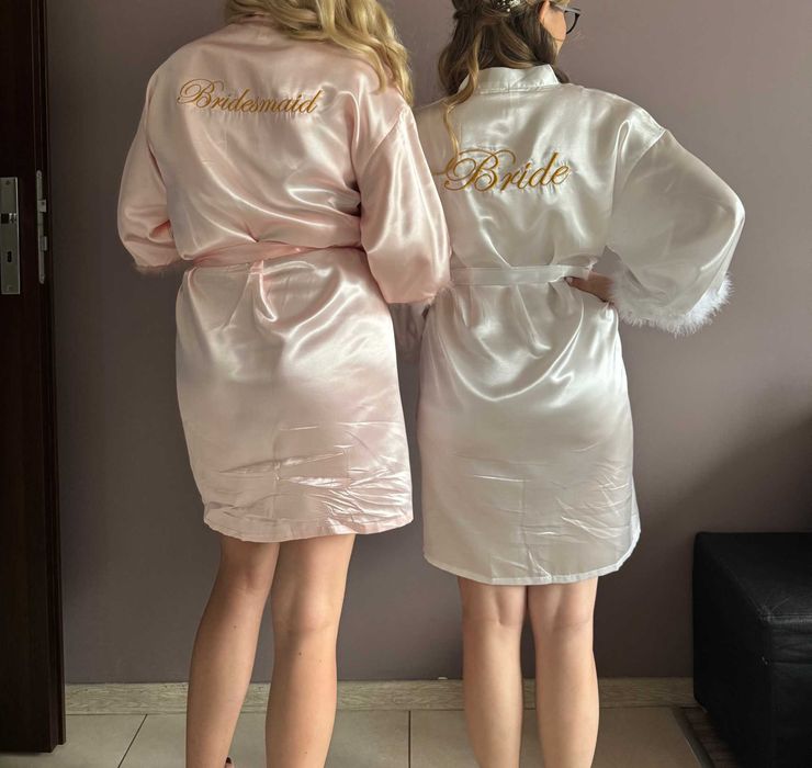 Szlafrok dla Panny Młodej i Świadkowej