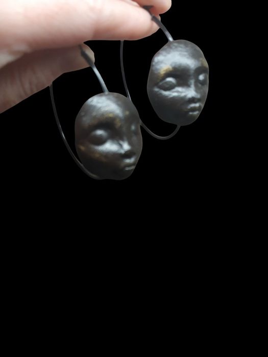 Серьги в африканском стиле   ручна робота