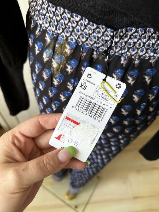 Mango MNG, spodnie luźne damskie, 34 XS, nowe z metką
