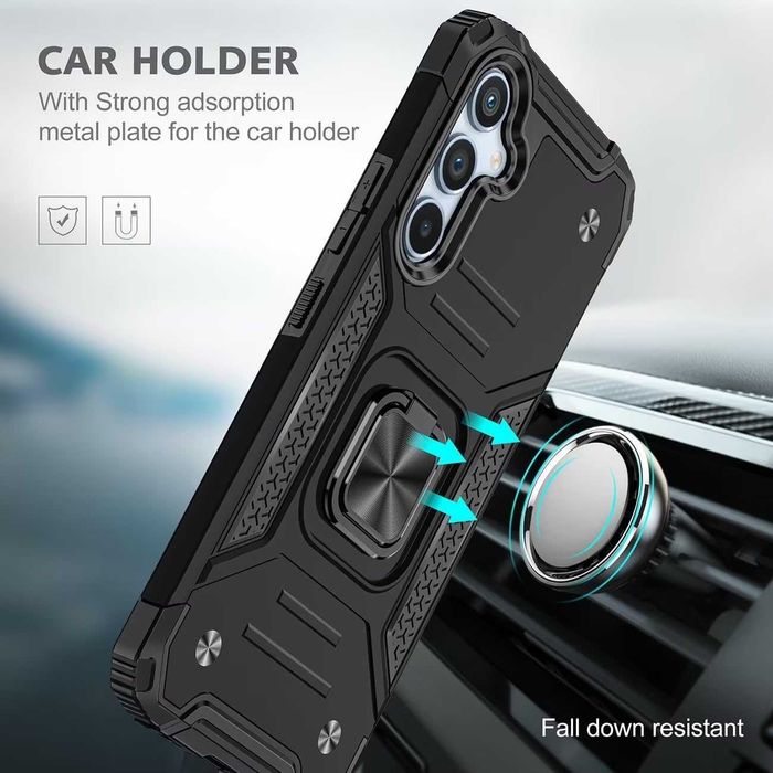Etui Pancerne do Samsung Galaxy S24 Plus + Szkło Hartowane
