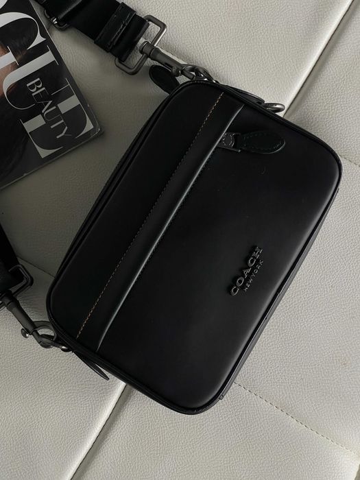 Мужская сумка Coach Graham Crossbody через плече Коуч кросс боди