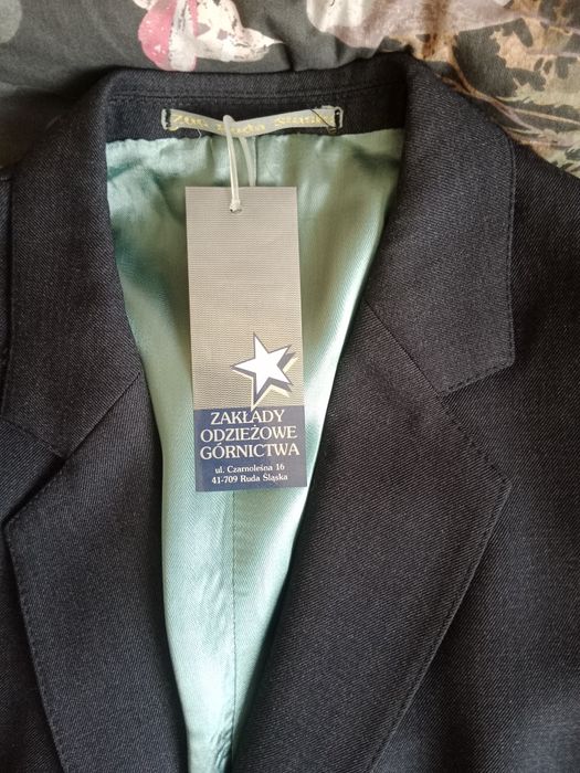 Męski garnitur górniczy granatowy nowy ZOG Ruda Śląska M