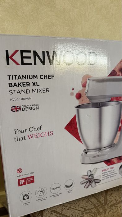 Kenwood titanium chef baker XL. Кухонна машина kenwood