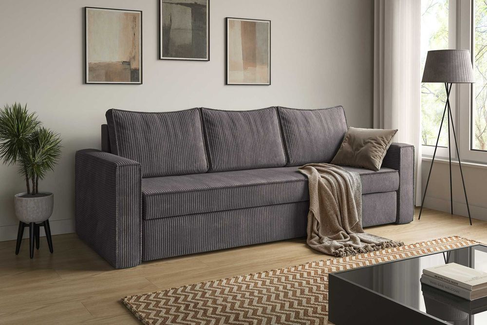 Kanapa Sofia. Wersalka, łóżko, sofa sztruksowa. Szybka dostawa!