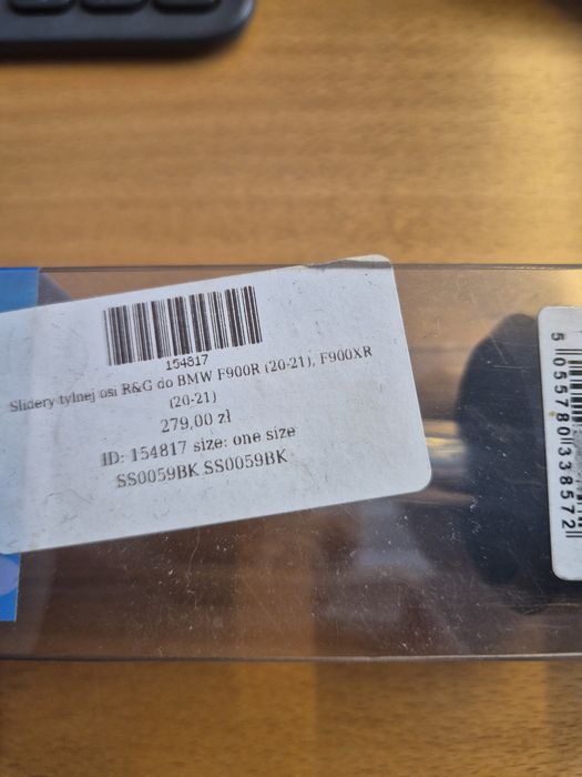 Rolki wahacza/slidery R&G Racing SS0059BK