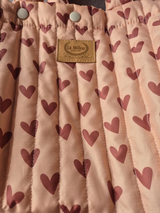 Organizer do wózka La Millou Ortalion Heratbeat Pink