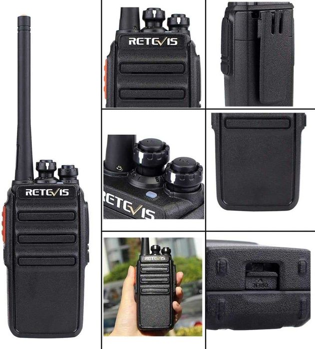 Rádios Walkie Talkies 2 X Retevis - 400-470MHZ - 16 Canais RT24
