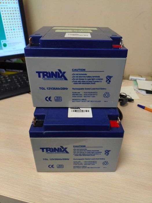 Акумулятор гелевий Trinix TGL 12V 26Ah/20Hr - перевірений
