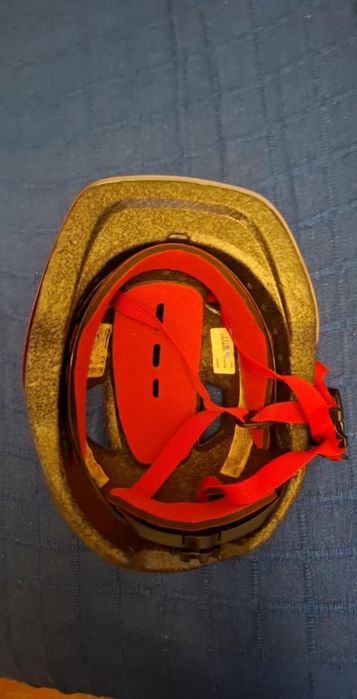 Capacete Bicicleta de criança 500 vermelho da Decathon