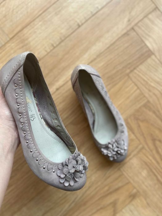 Marco Tozzi buty na obcasie damskie skórzane rozmiar 37