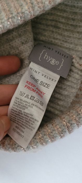 Тепла шапка mint violet(hyge)