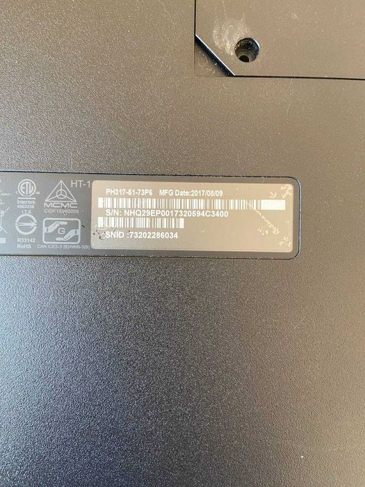 Ігровий Ноутбук Acer Predator Helios 300 PH317-51-70KH