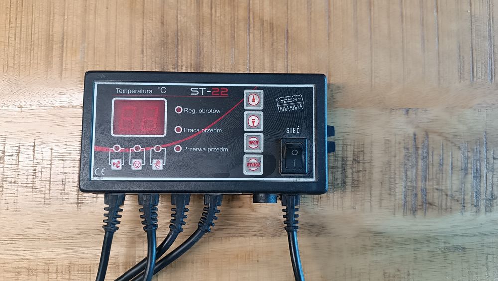 Sterownik pieca CO TECH ST-22 regulator pompy i nadmuchu ogrzewanie