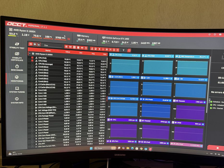 Процесор AMD Ryzen 5 1600X