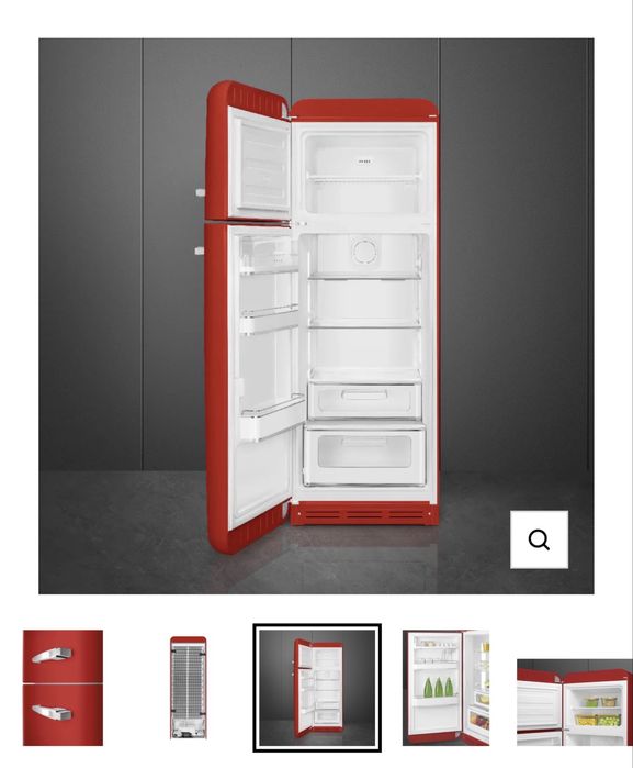 Smeg frigorifico vermelho 172 altura