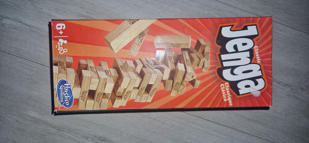 Klocki Jenga klasyczne drewniane