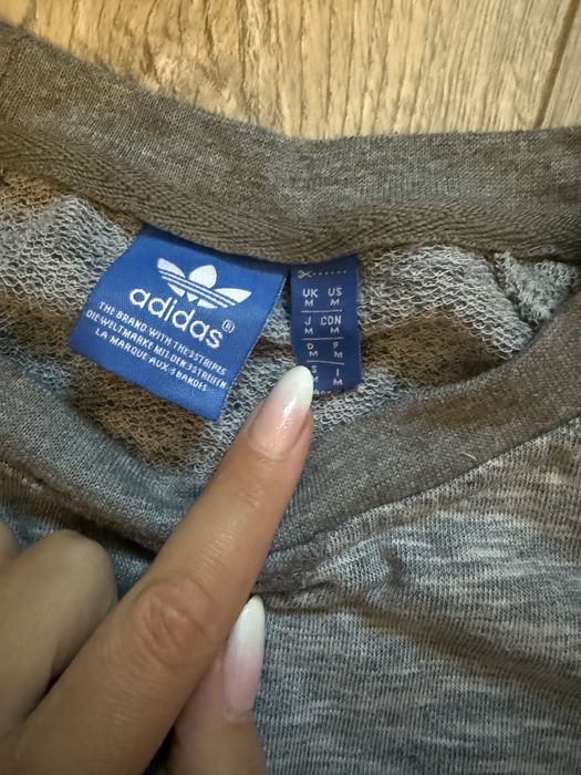 Szara bluza Adidas rozmiar M