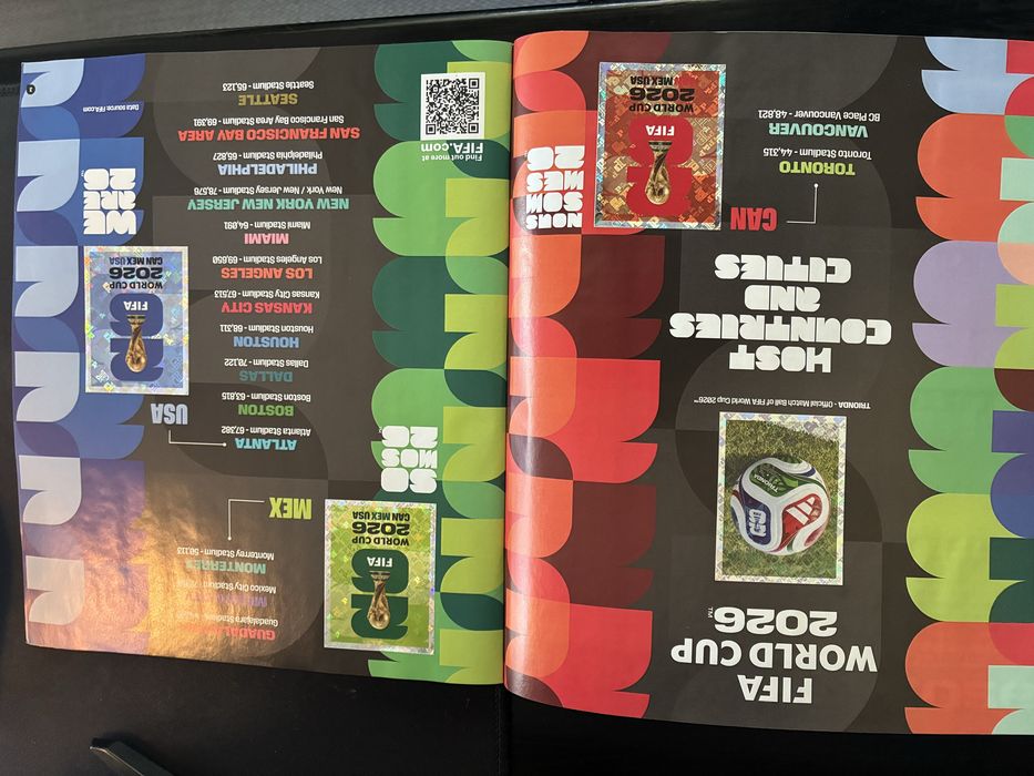 Coleção cromos Panini World Cup 2026