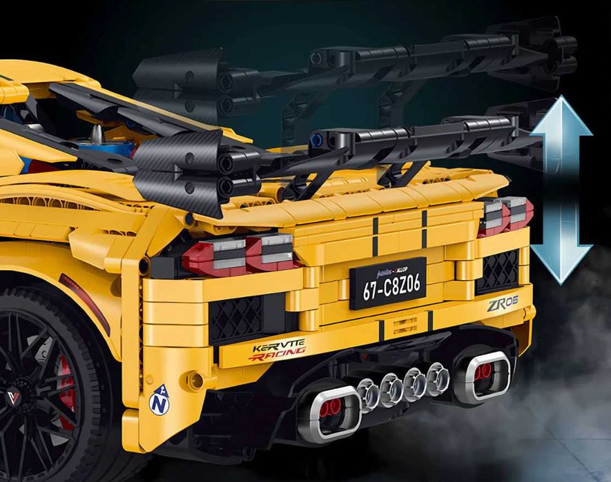 ‼️ПІД ЗАМОВЛЕННЯ ‼️Конструктор GULY 1:8 Technic Corvette C8