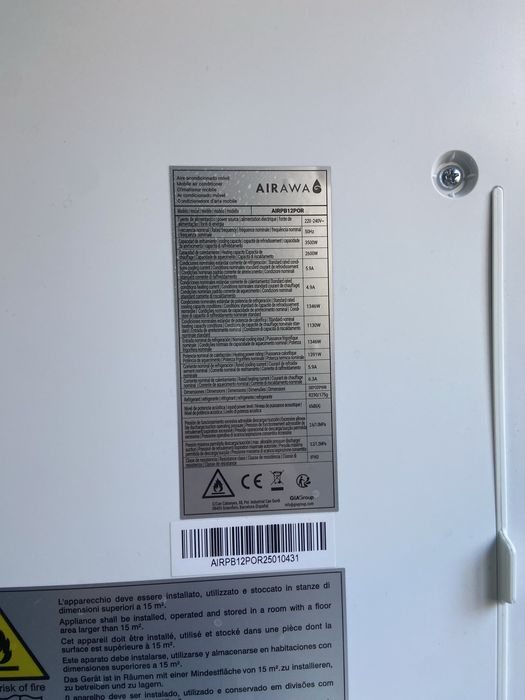 Ar condicionado portatil 12000btu