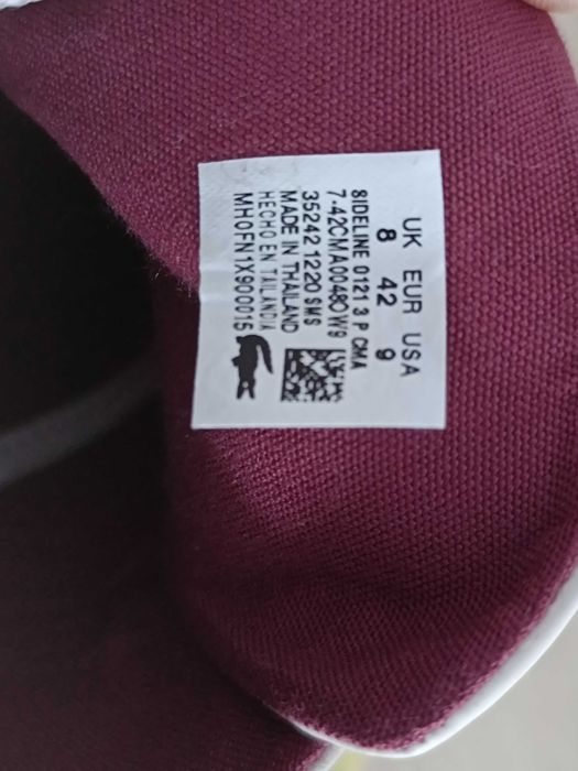 Buty męskie Lacoste