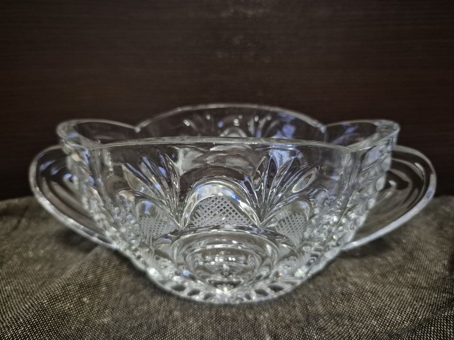 Хрусталь конфетница, сахарница, салатник, фруктовница, ладья, ваза рар