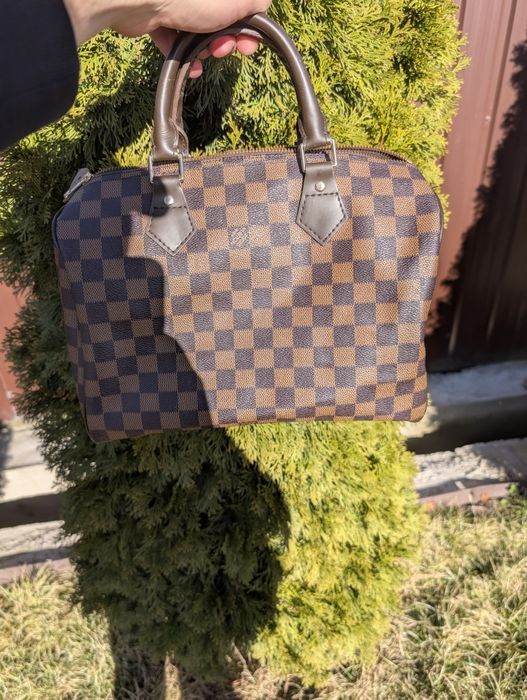LV Louis Vuitton Speedy Damier Ebene