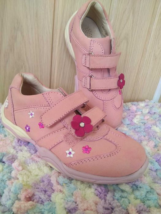 детские кожаные кроссовки туфельки на девочку из натуральной кожи