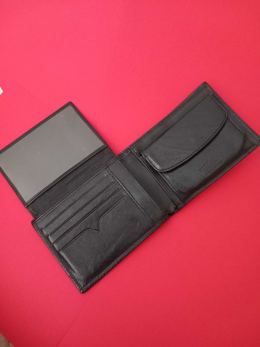 CARTEIRA de Homem "Fred Perry" preta - como NOVA