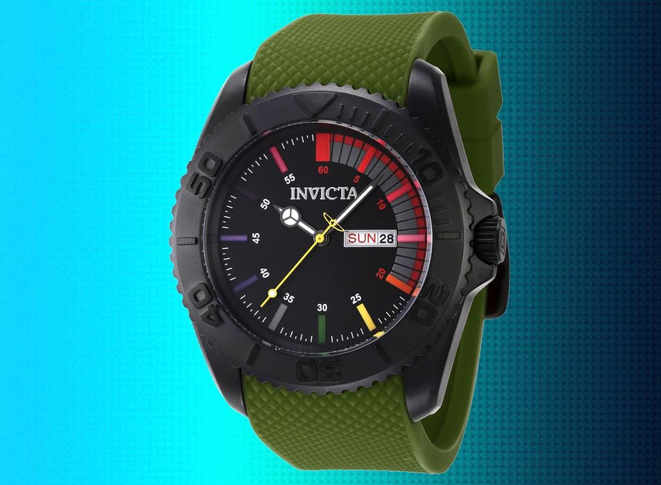 Мужские часы Invicta 44736 Pro Diver Green 44 mm. 100 MT.