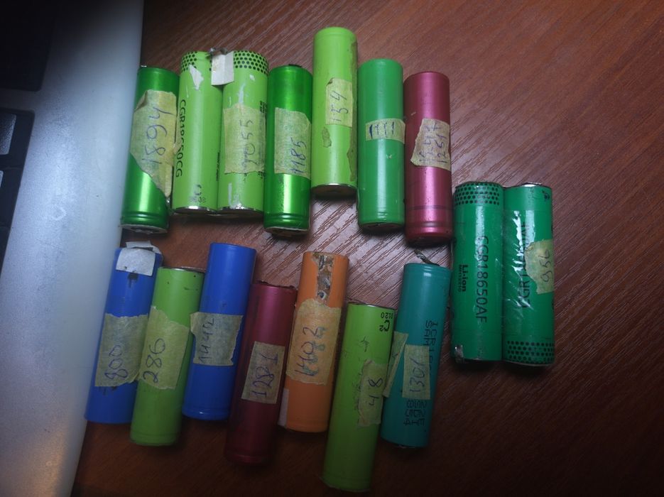 Аккумулятор без защиты 18650 Li-ion реальная проверенная емкость до 2