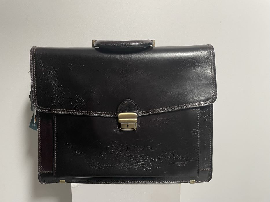 Skórzana aktówka Verostilo Leather