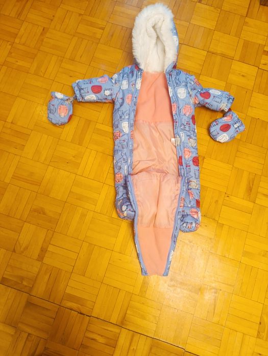 Kombinezon zimowy 0-3 miesiecy