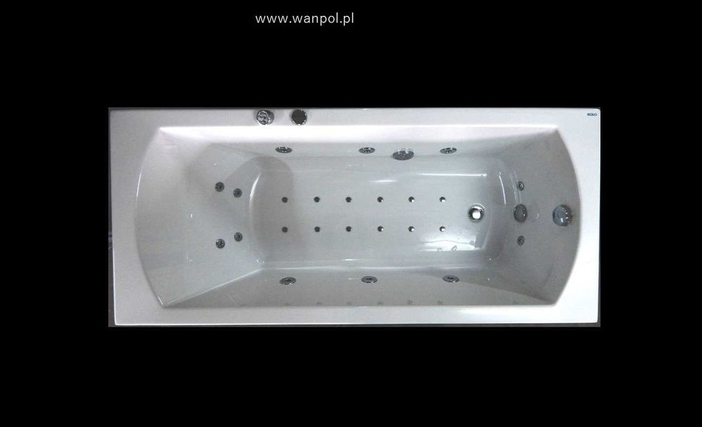 Producent Wanna z hydromasażem Koło 180x80 PERFECT