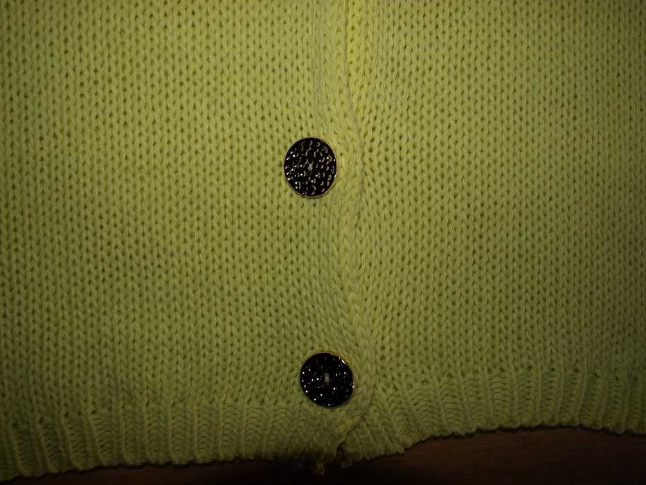 Sweterek nowy M/L/XL żółty