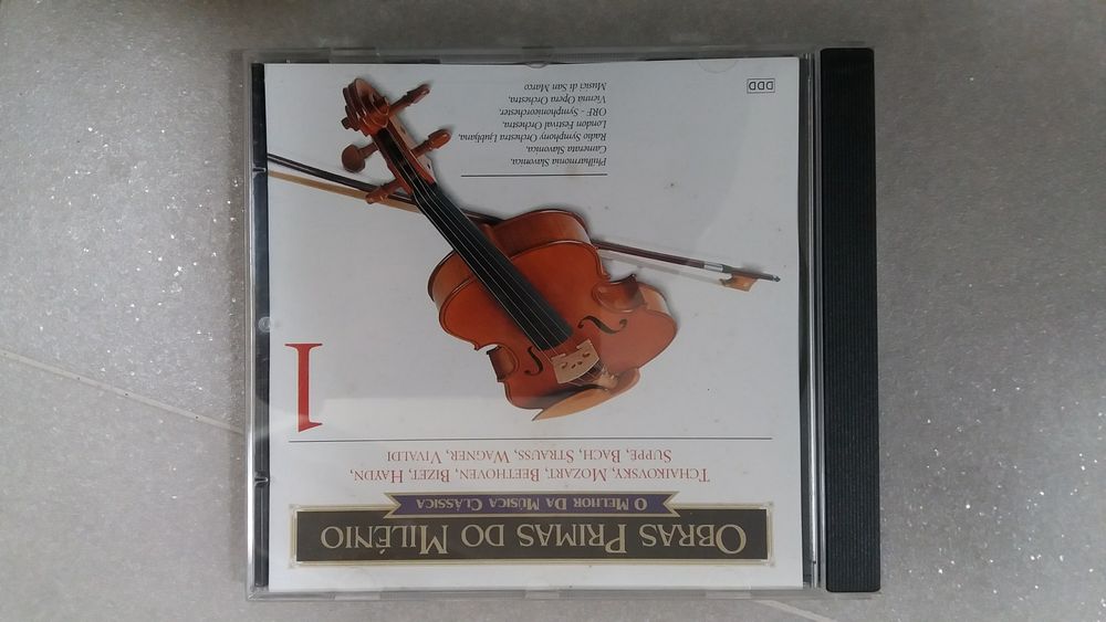 Coleção de CDs de música clássica