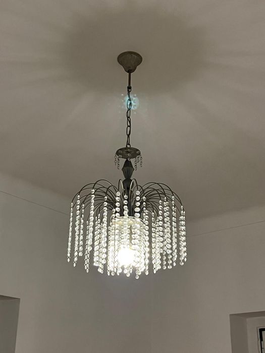 Candeeiro vidro vintage