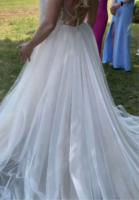 Tren do sukni ślubnej