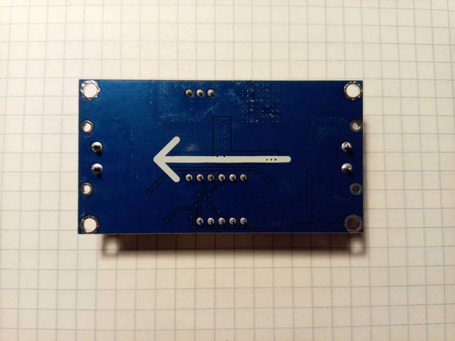 LM2596S понижающий DC-DC преобразователь с вольтметром