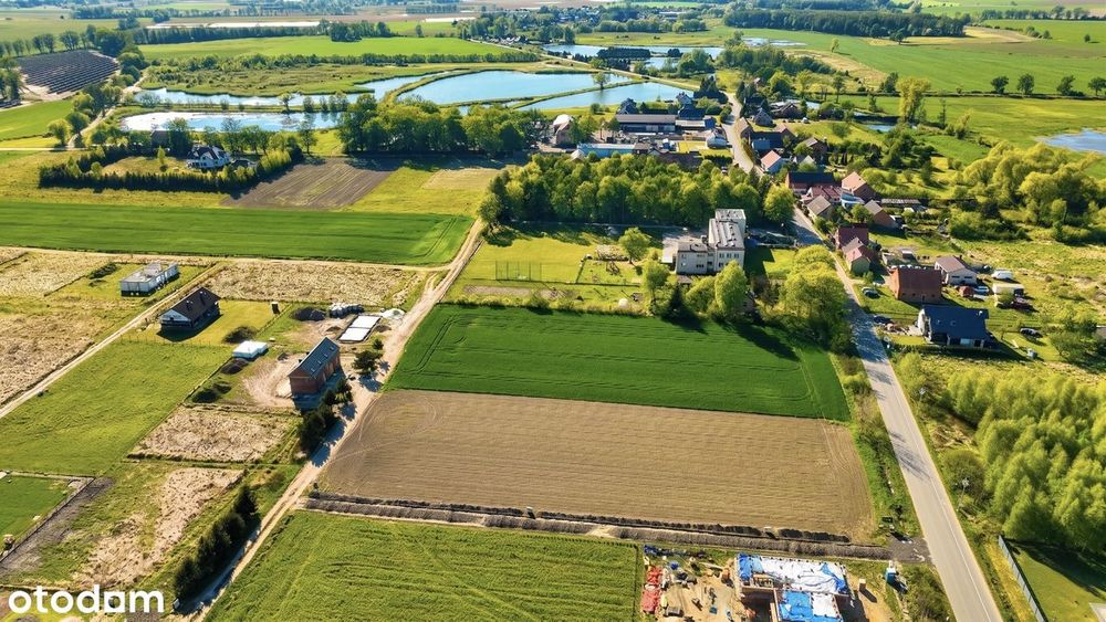 Uzbrojona działka budowlana 9 arów | Przy stawach! |Dębnik