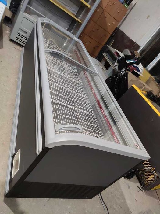 Морозильні ларі камери AHT Miami 250 Подвійний LED Сірий. 2015-19р!