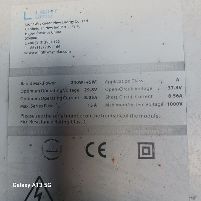 Painéis solares 2 unidades