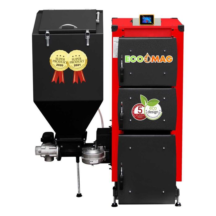 Piec, kocioł CO Uniwersal plus 15kW na ekogroszek+pellet 5 KLASA